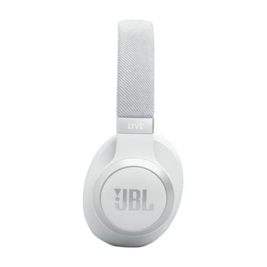 JBL Live 770NC Wireless On-Ear Headphones with True Adaptive Noise Cancelling – White